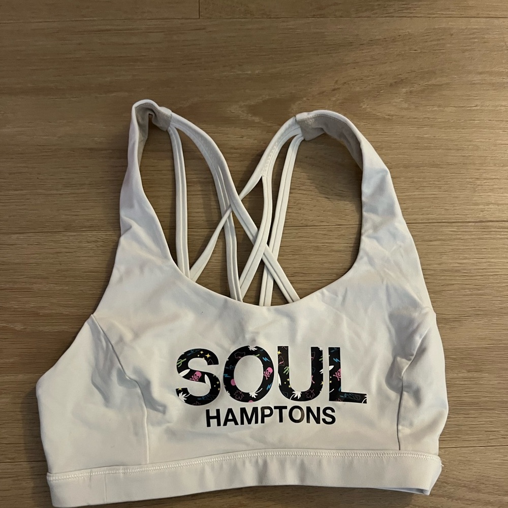 Soul cycle x lululemon sports bra